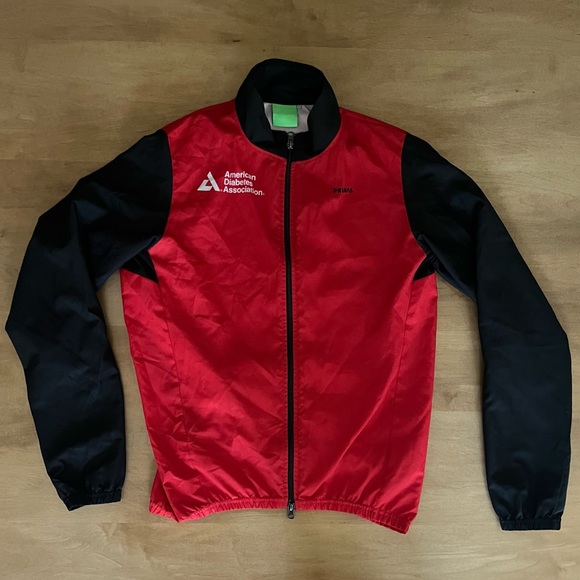 Cycling windbreaker by Primal with ADA charity-ride graphics - Picture 2 of 7
